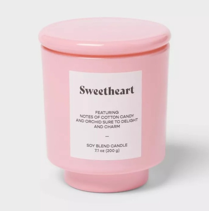 Target Lidded Jar Candle Sweetheart 