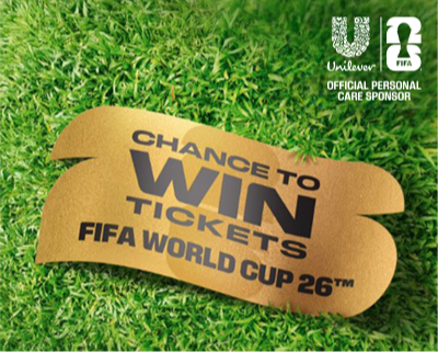 Gold Fifa World Cup Tickets on grass 