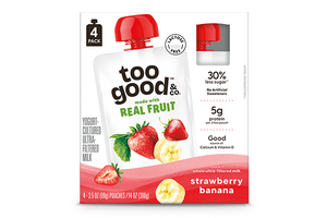 TooGood Strawberry Banana Pouches.