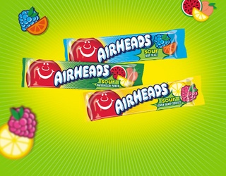 Starts Sour. Stays Sour. New Sour Airheads.