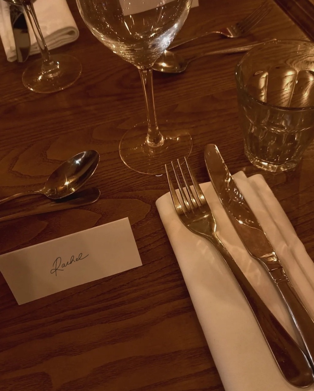 Dinner place card