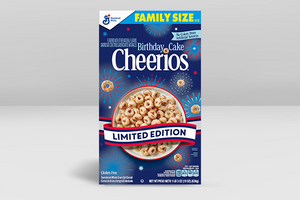 Birthday Cake Cheerios™ Cereal.