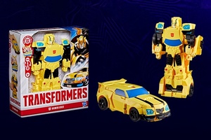Transformers Toys Smash Changers Bumblebee Action Figure, 6+