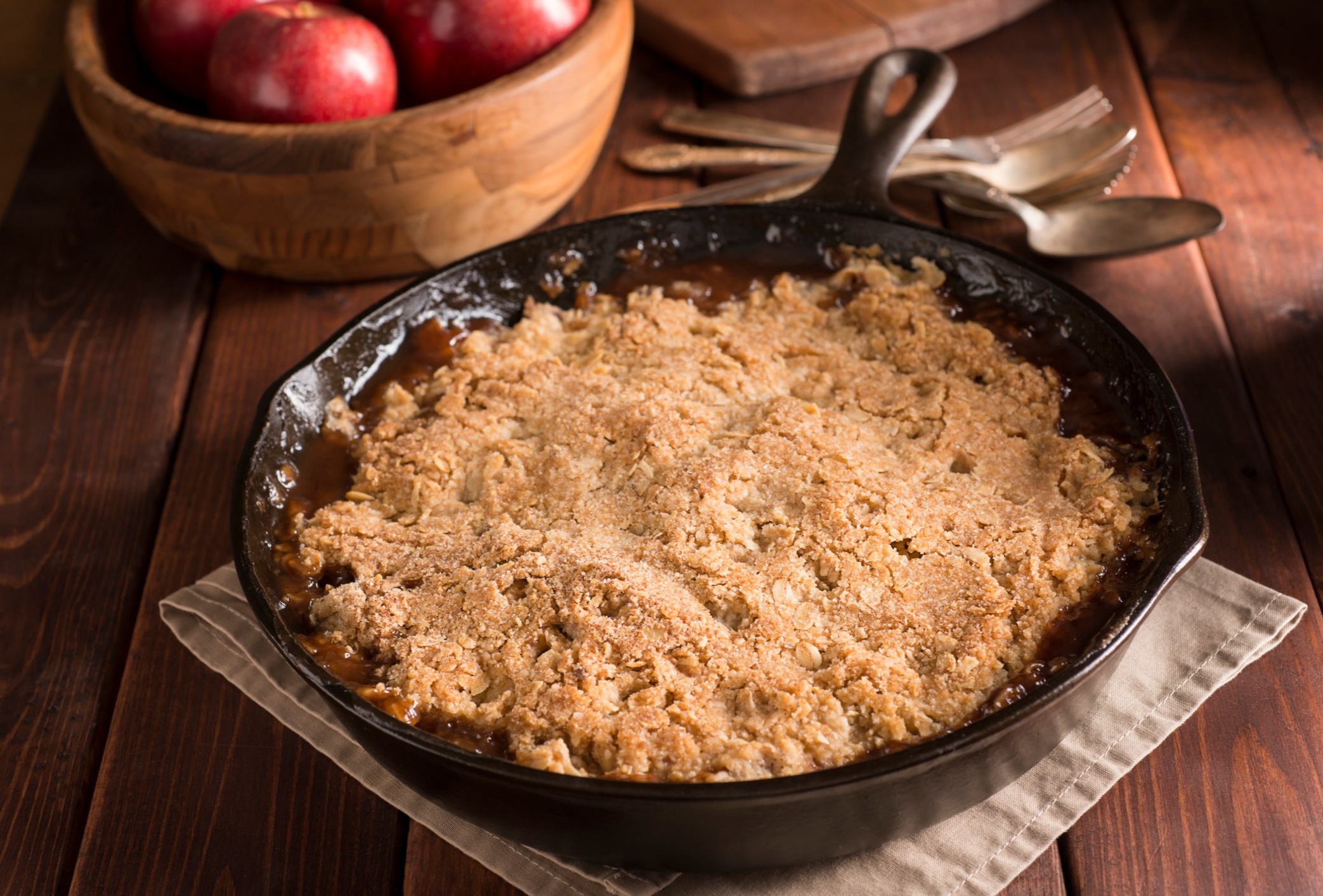 Apple crumble