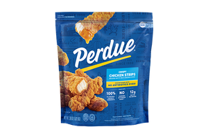 Bag of Perdue Crispy Chicken Strips.