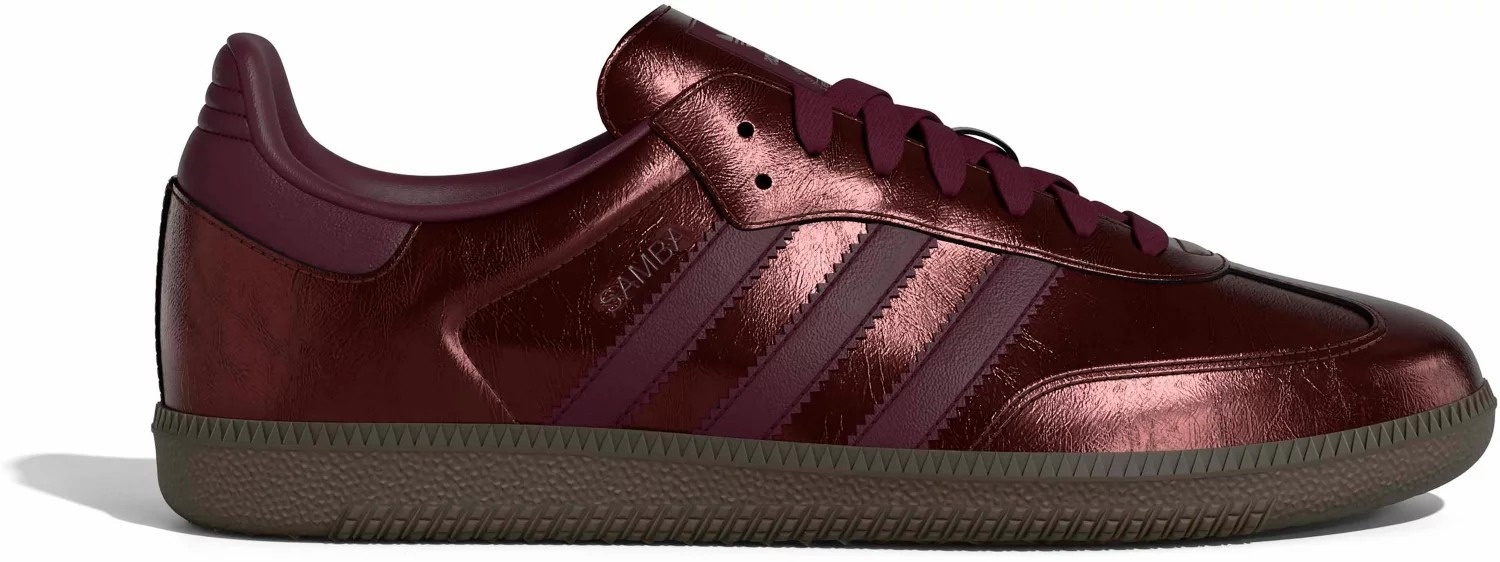 adidas Women's Samba OG Shoes Mtlc Maroon/Gum5