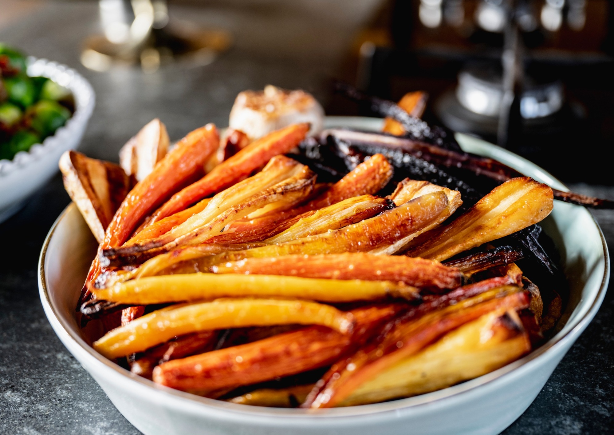 Maple glazed carrots