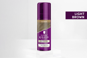 Keratin Root Temporary Color Spray in Light Brown