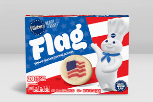 Pillsbury™ Ready to Bake!™ Flag Shape™ Sugar Cookie Dough (20 Count).