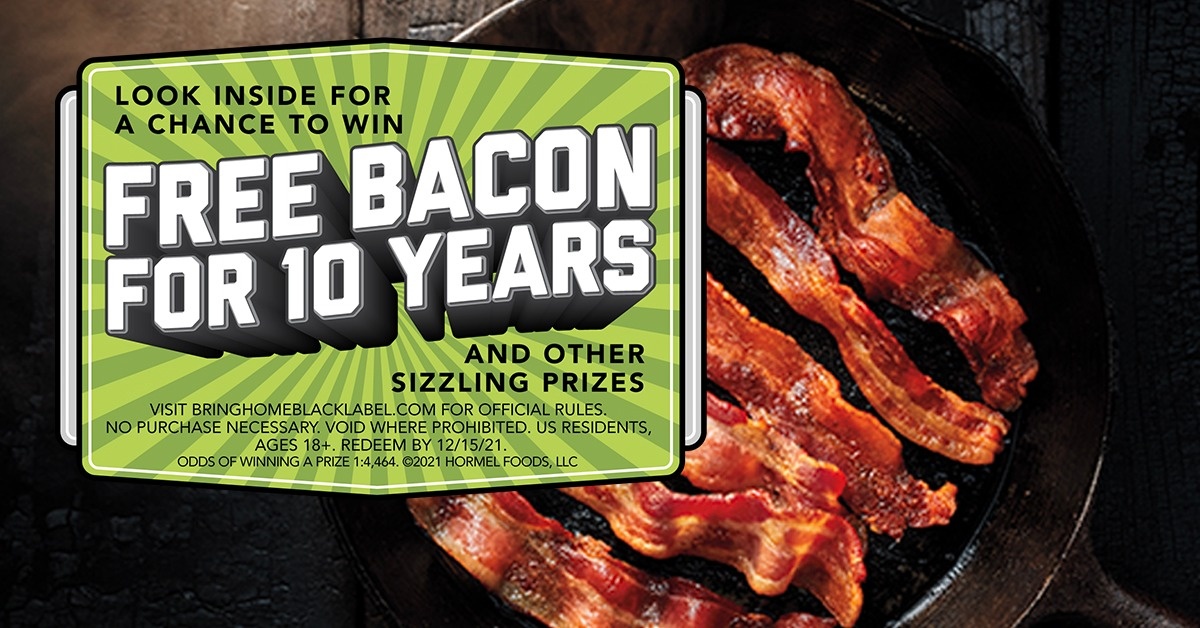 Bring Home HORMEL® BLACK LABEL® Bacon