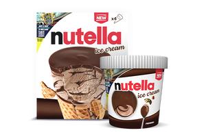 Nutella Ice Cream Pint and Nutella Ice Cream Cones
