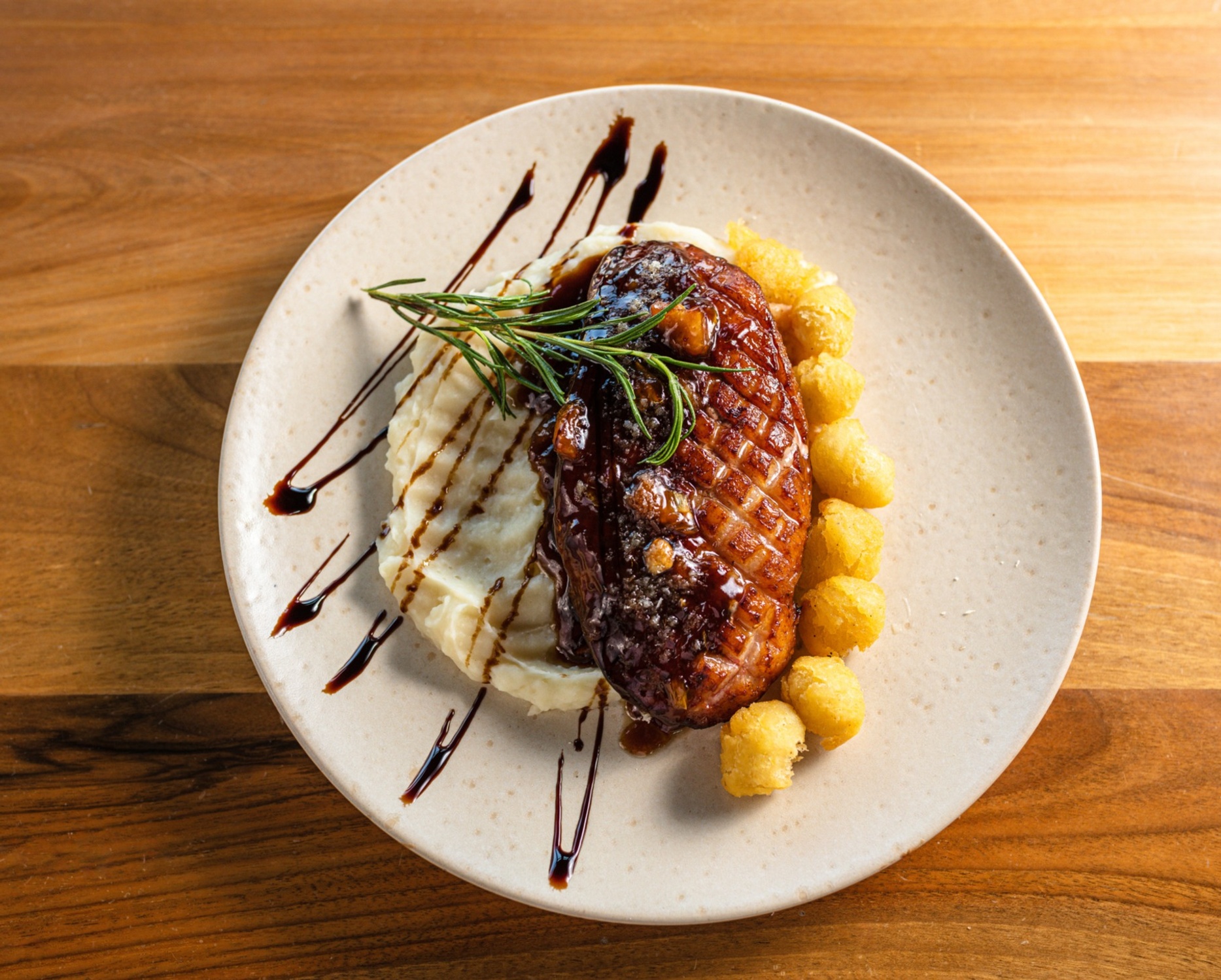 Pork dish on a plate