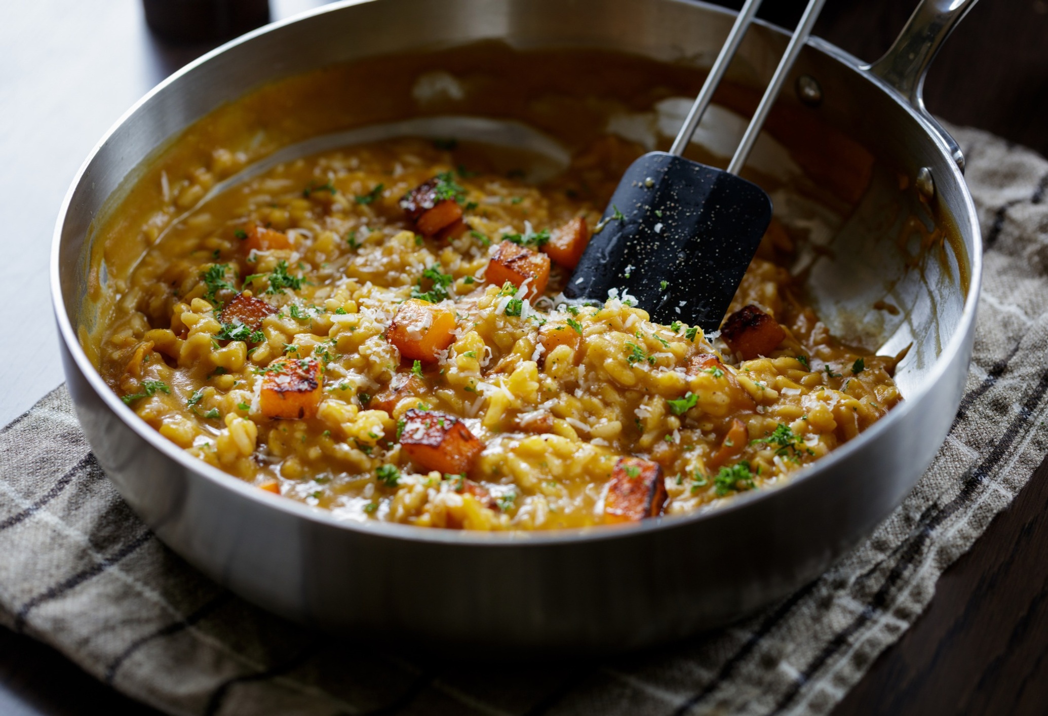 Butternut squash risotto
