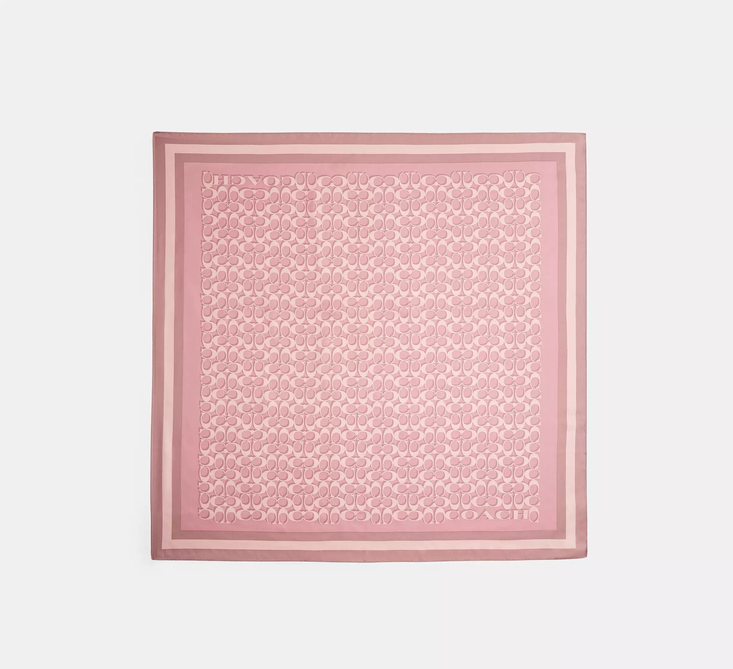 Coach Outlet Signature Silk Square Scarf