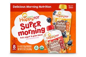 Happy Tot Super Morning Organic Toddler Pouch Variety Pack
