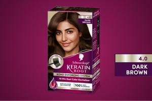 Keratin Root Permanent Color Kit in Dark Brown