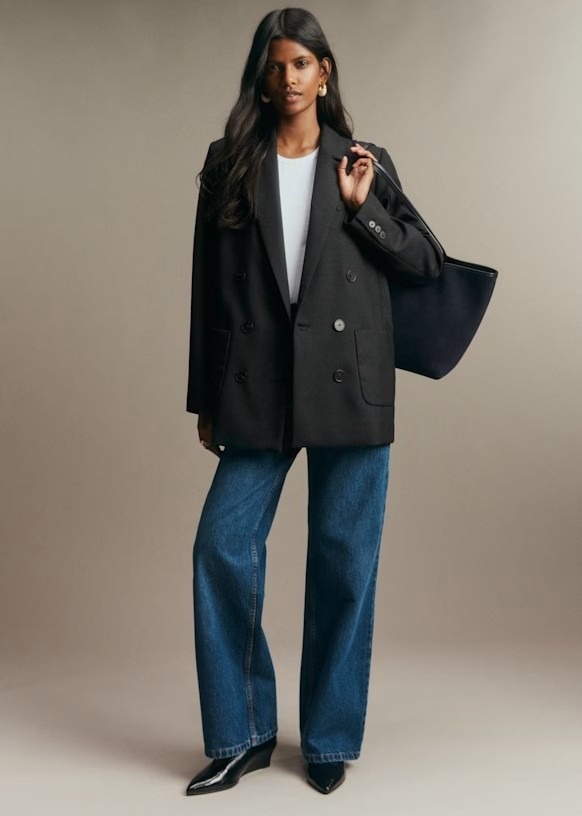 Michele Jacket Mottled Anthracite