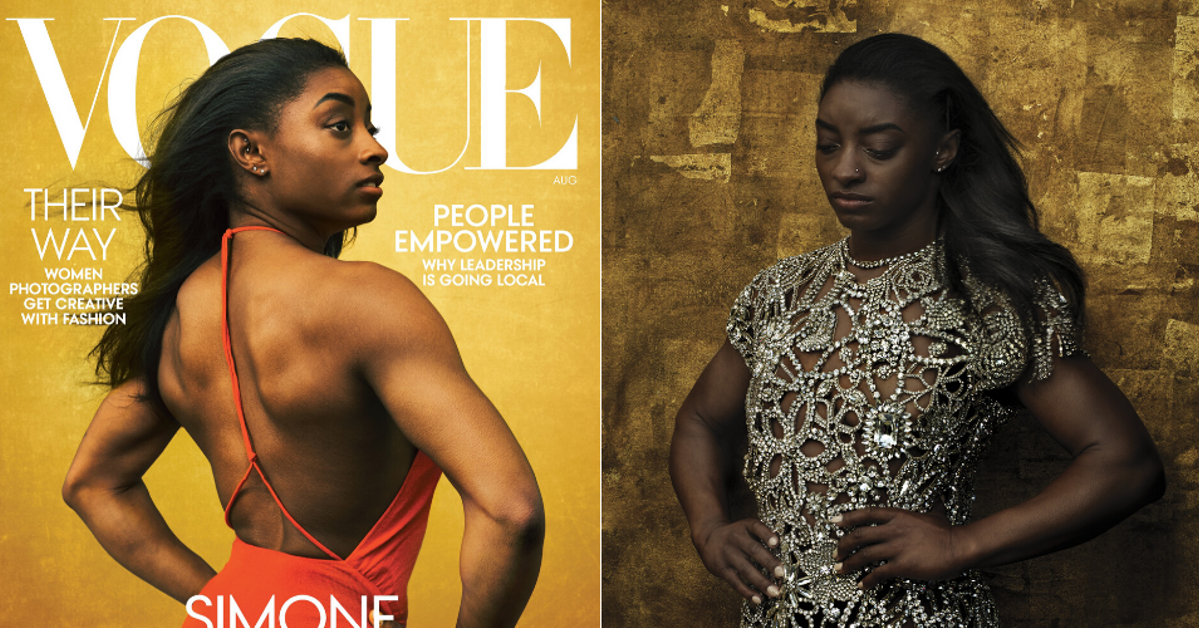Simone Biles's Vogue Cover Exemplifies Strong Beauty Dailybreak