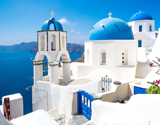 Sail Away to the Iconic Blues of Santorini