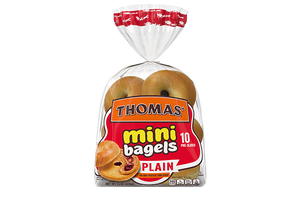 Thomas Mini Plain Bagels.
