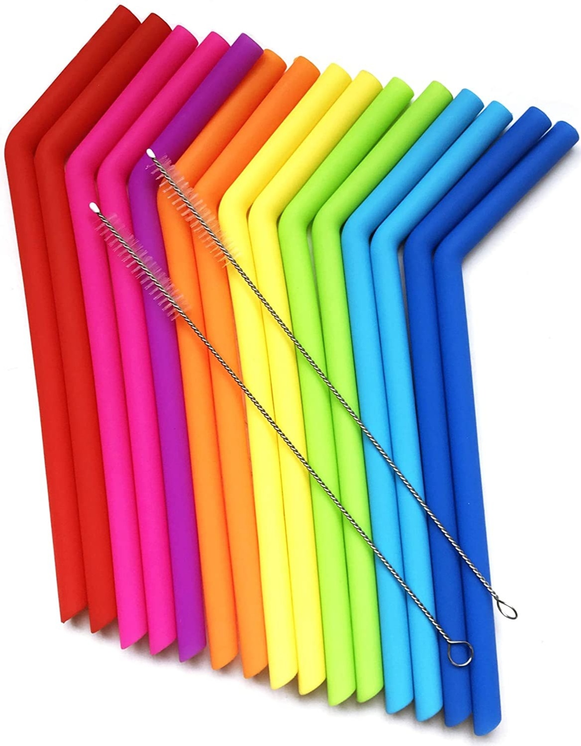 Reuseable Drinking Straws :: long straws aid drinking