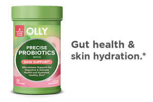Precise Probiotics with Skin Support, Gut health & skin hydration.* Gut health & skin hydration.