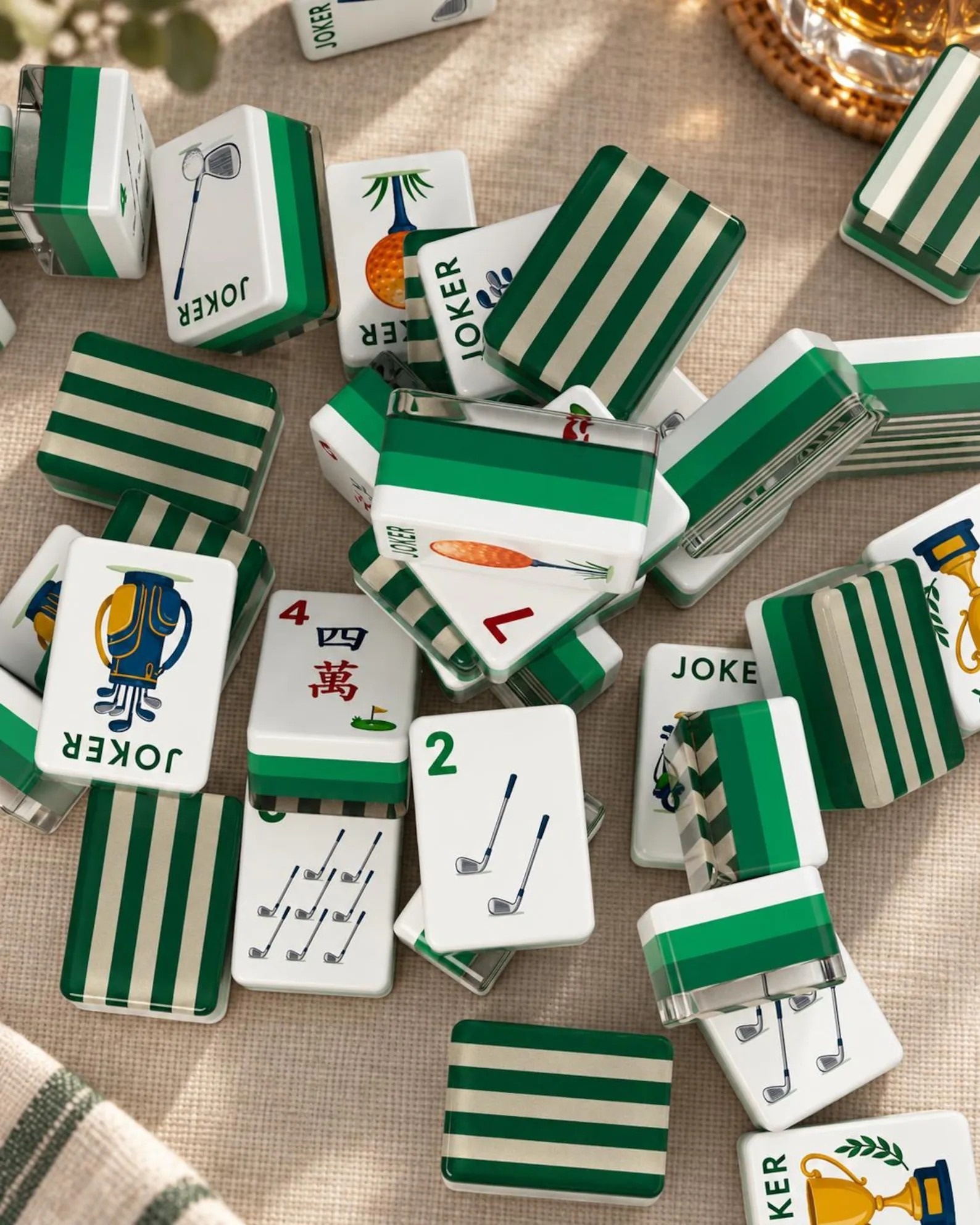 Golf American Mahjong Set Country Club Style