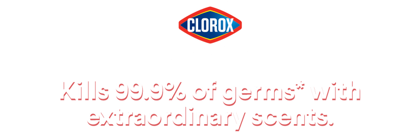 <p>Kills 99.9% of germs<sup>*</sup> with extraordinary scents.</p>