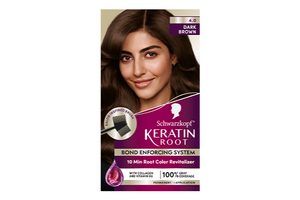 Keratin Root Permanent Color Kit in Dark Brown