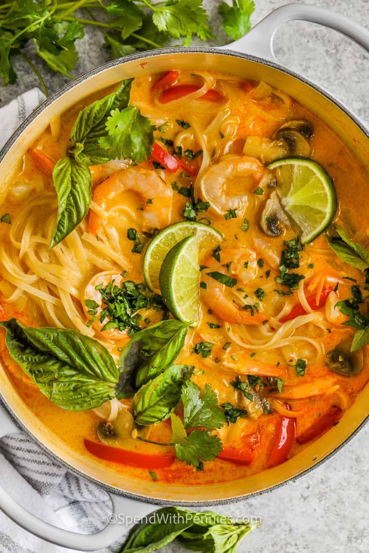 Thai noodle soup