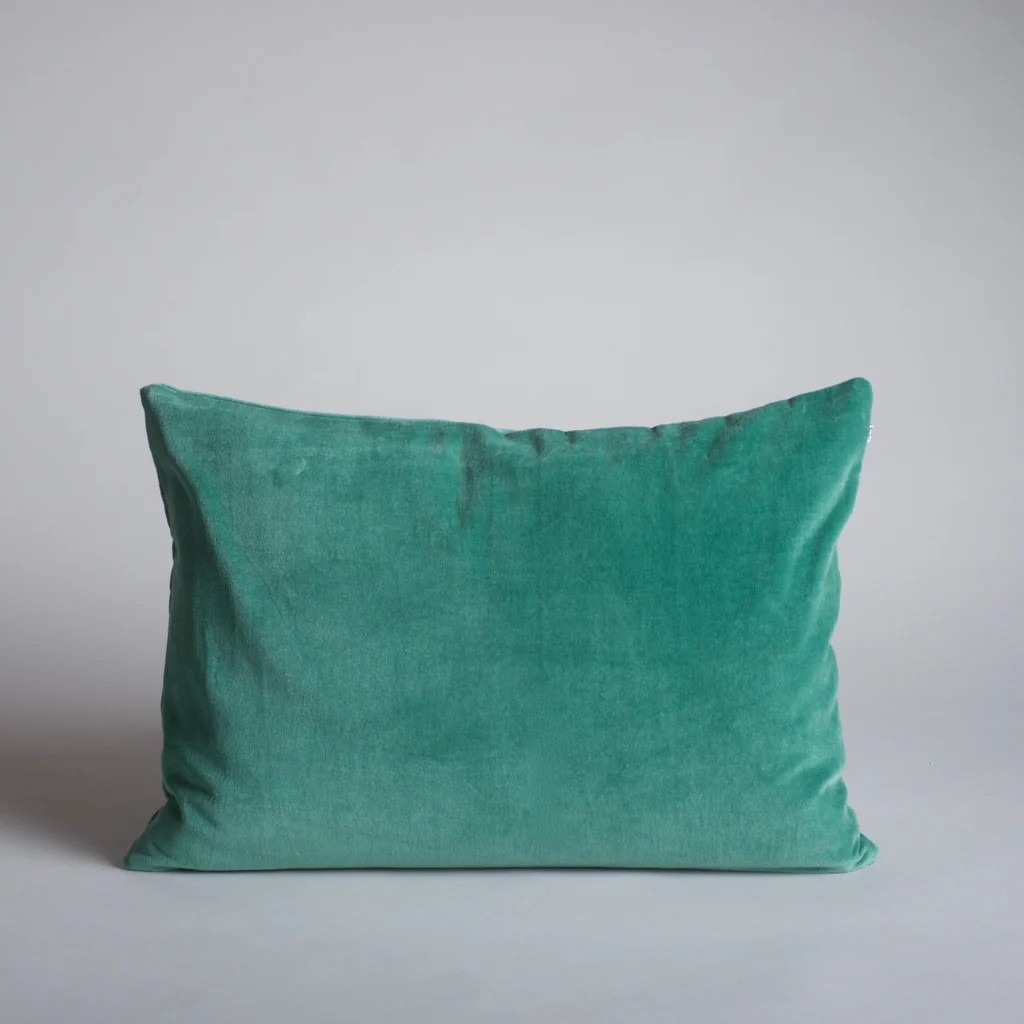 Burkelman Velvetone Pillow - Emerald