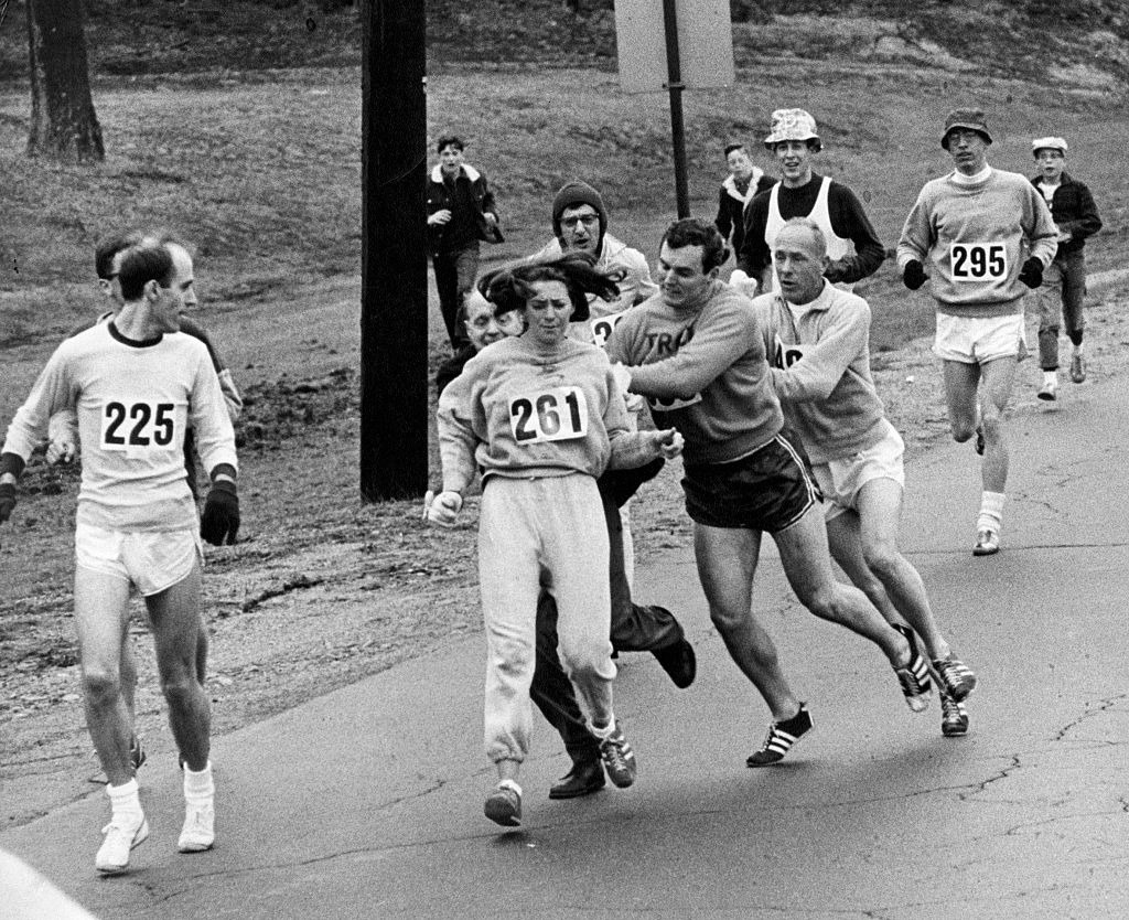Kathrine Switzer running