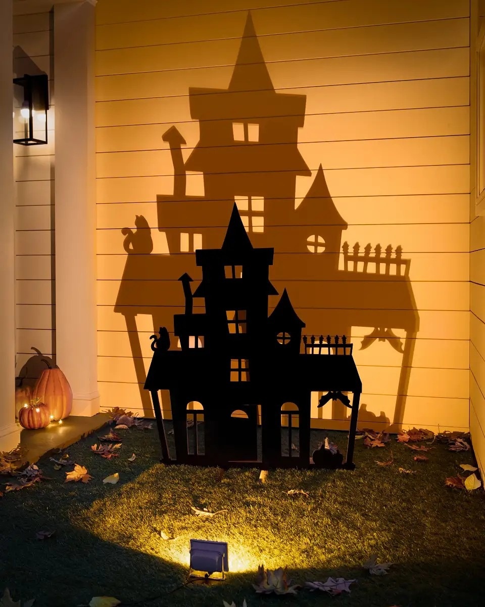 Outdoor Illuminated Halloween Silhouettes
