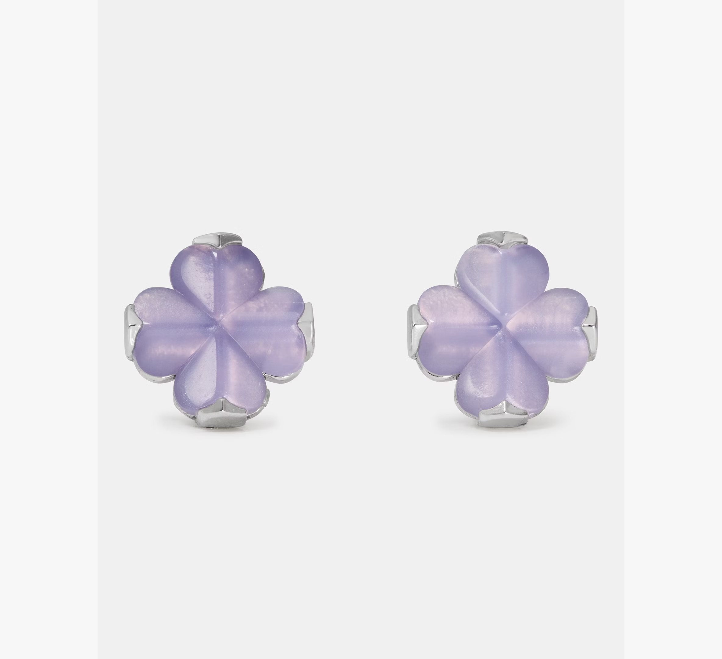 Spade Flower Studs